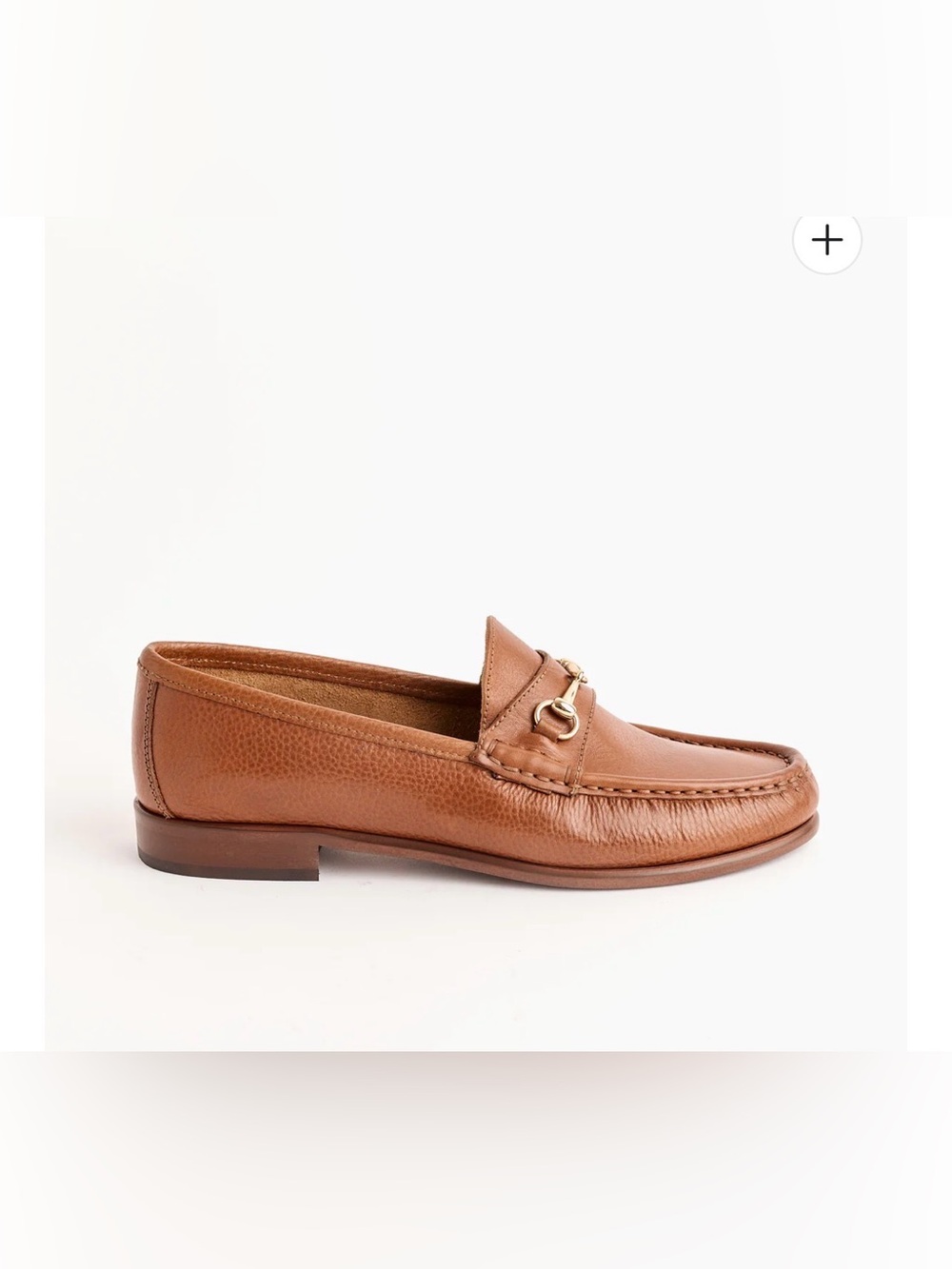 Jamie Haller Cognac Leather Bit Loafers Horsebit Flats EU 40 (9.5) Luxury Shoes